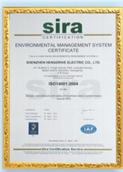 ISO14001 Certificate English Version
