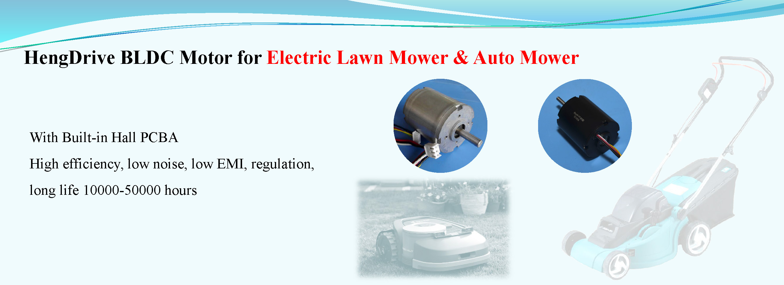 Electric Lawn Mower & Aut